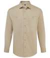 PR021 Premier Unisex Utility 2.0 Service Shirt Stay Khaki colour image